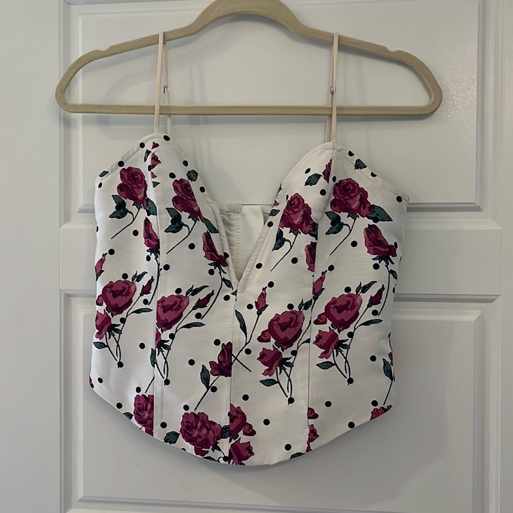 For Love and Lemons bustier style top
